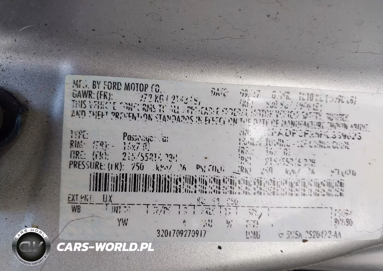 2017 Ford Focus Se VIN:1FADP3F26HL339823 - 9