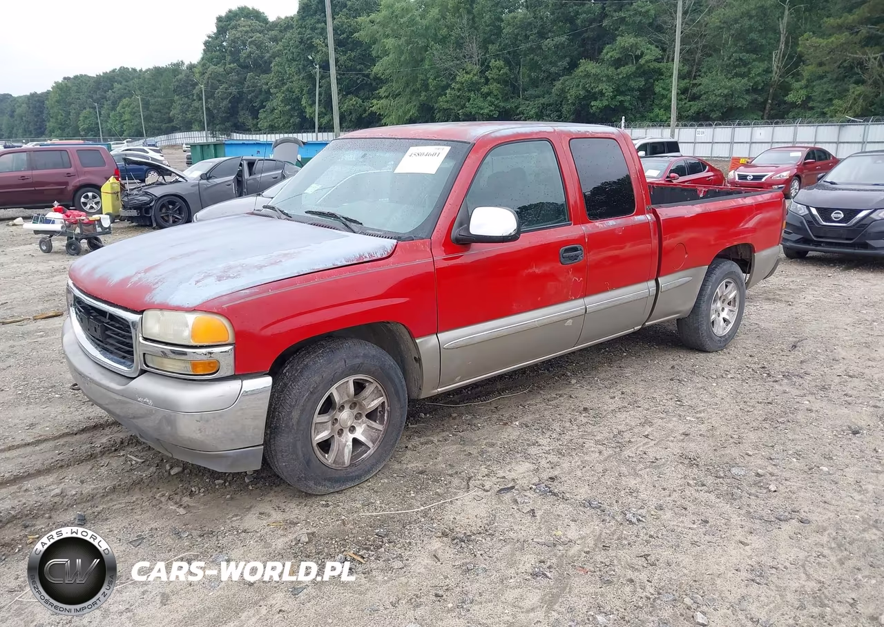 2002 GMC Sierra 1500 Sle VIN:2GTEC19V721152964 - 2