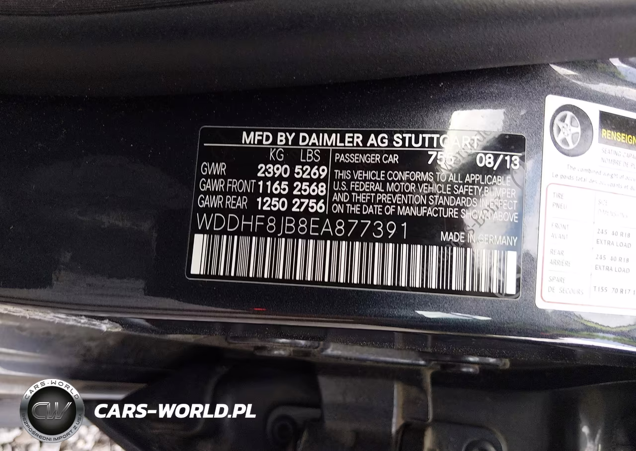 2014 Mercedes-Benz E 350 4Matic VIN:WDDHF8JB8EA877391 - 9