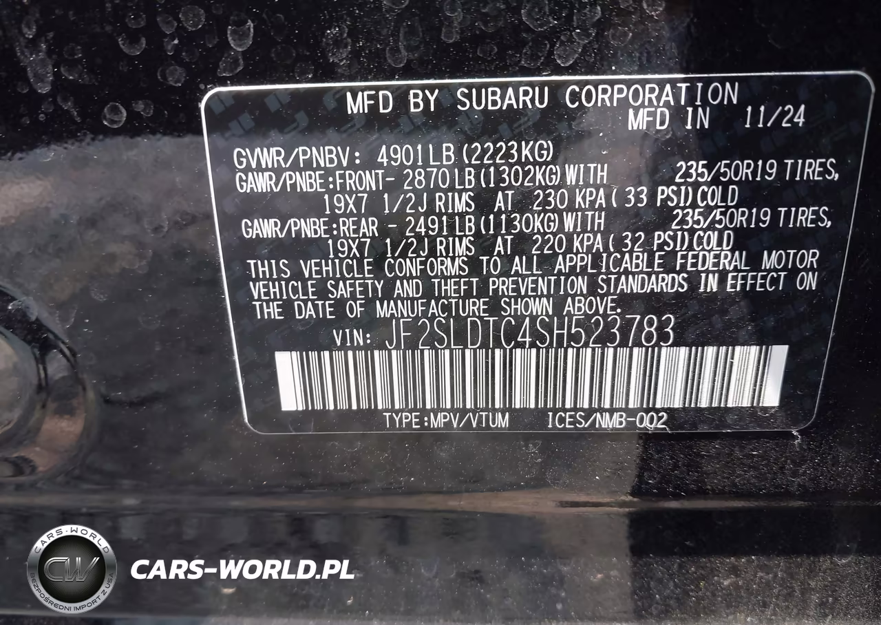 2025 Subaru Forester Touring VIN:JF2SLDTC4SH523783 - 9