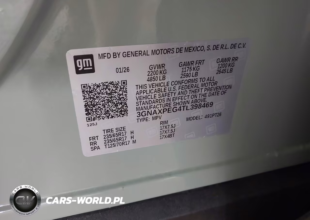 2026 Chevrolet Equinox Awd Lt VIN:3GNAXPEG4TL398469 - 9