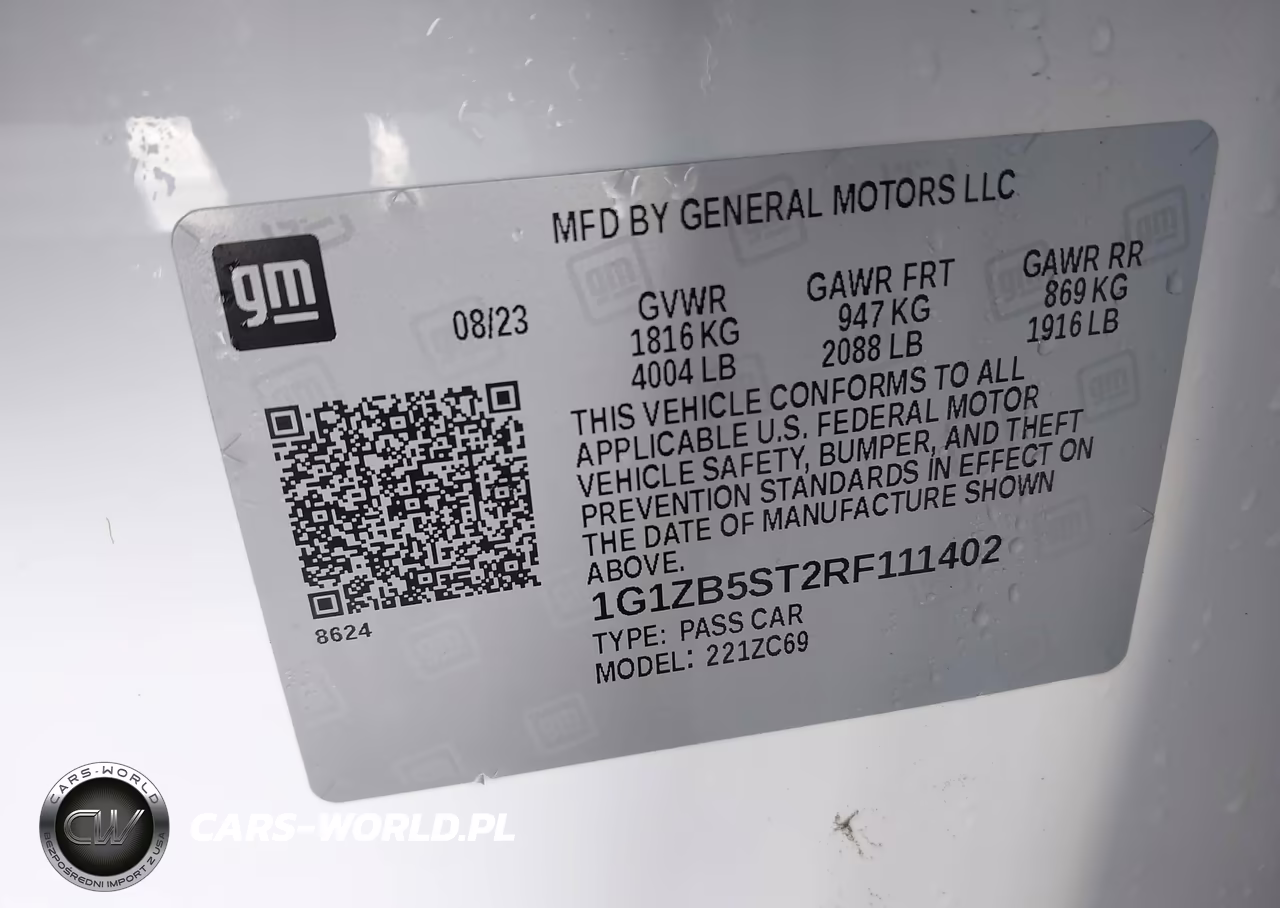 2024 Chevrolet Malibu Fwd Ls VIN:1G1ZB5ST2RF111402 - 9
