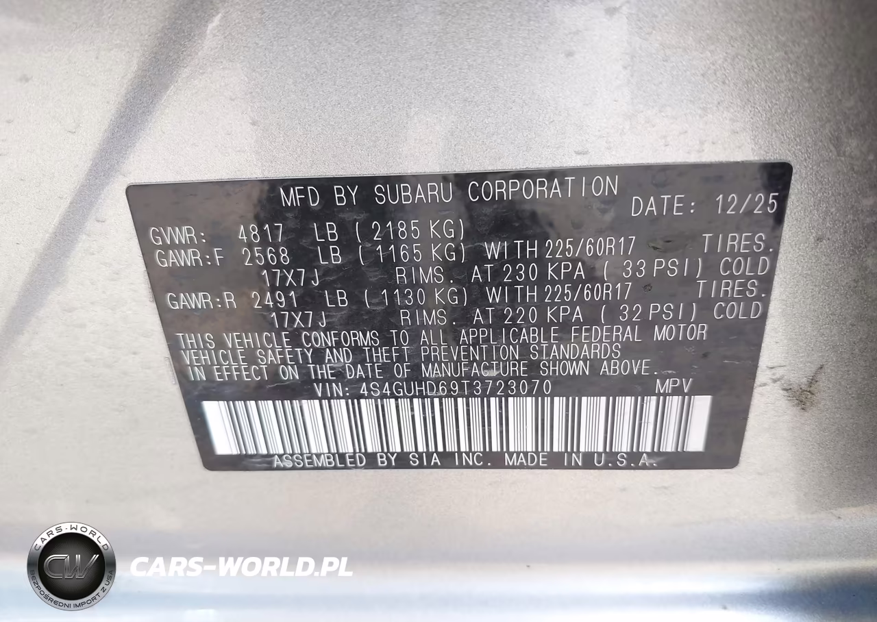 2026 Subaru Crosstrek Premium VIN:4S4GUHD69T3723070 - 9
