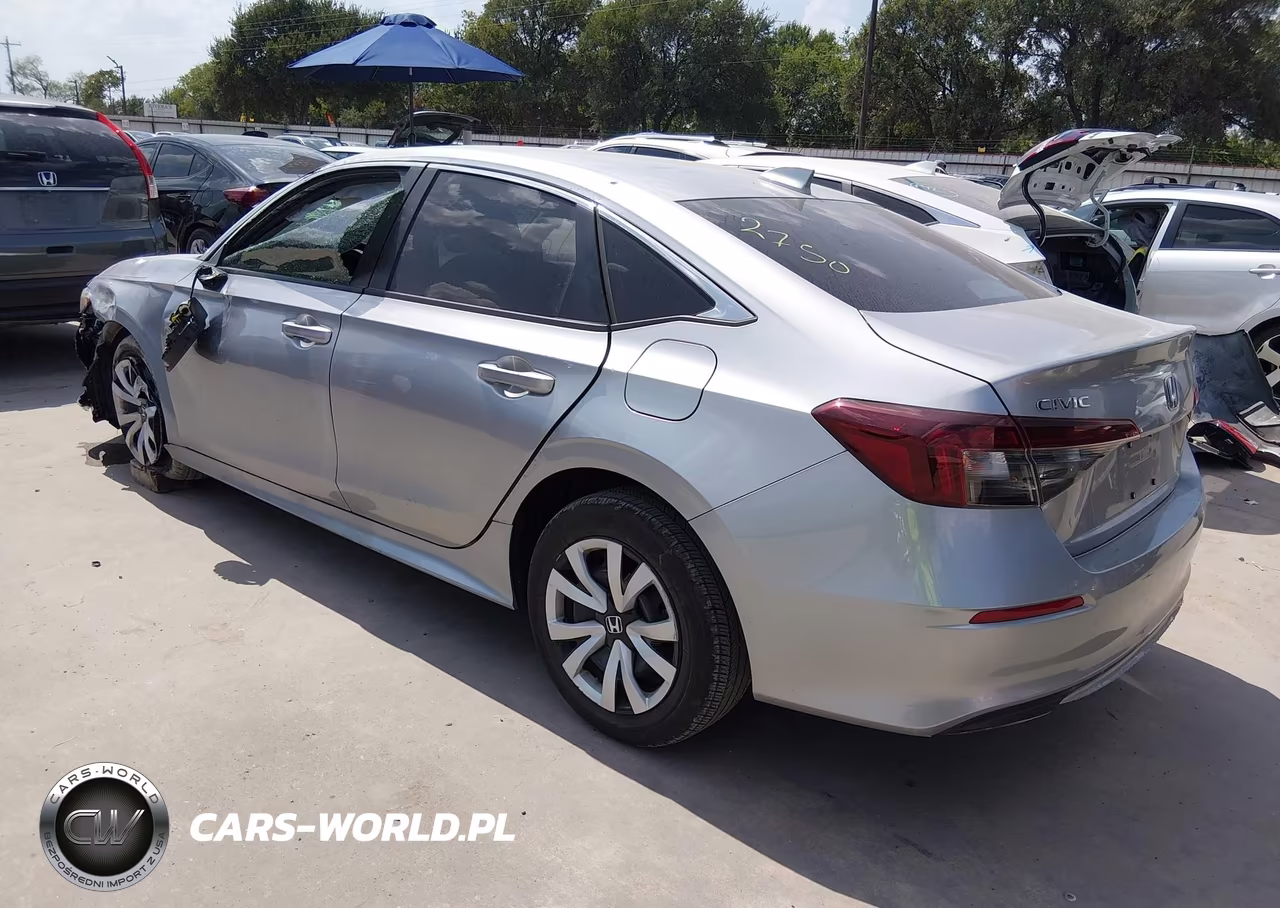 2026 Honda Civic Lx VIN:2HGFE2F27TH502750 - 3