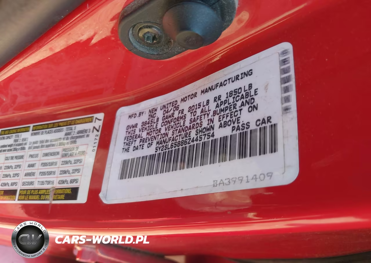 2006 Pontiac Vibe VIN:5Y2SL65886Z445754 - 9