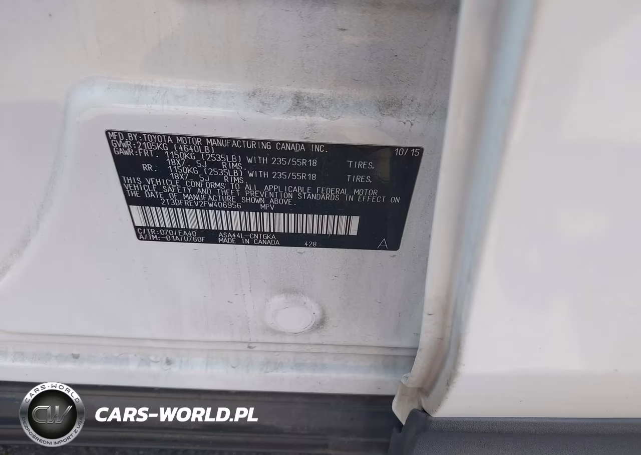 2015 Toyota Rav4 Limited VIN:2T3DFREV2FW406956 - 9