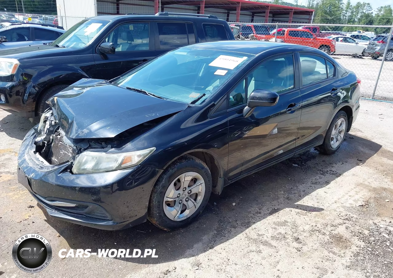 2014 Honda Civic Lx VIN:2HGFB2F58EH540168 - 2
