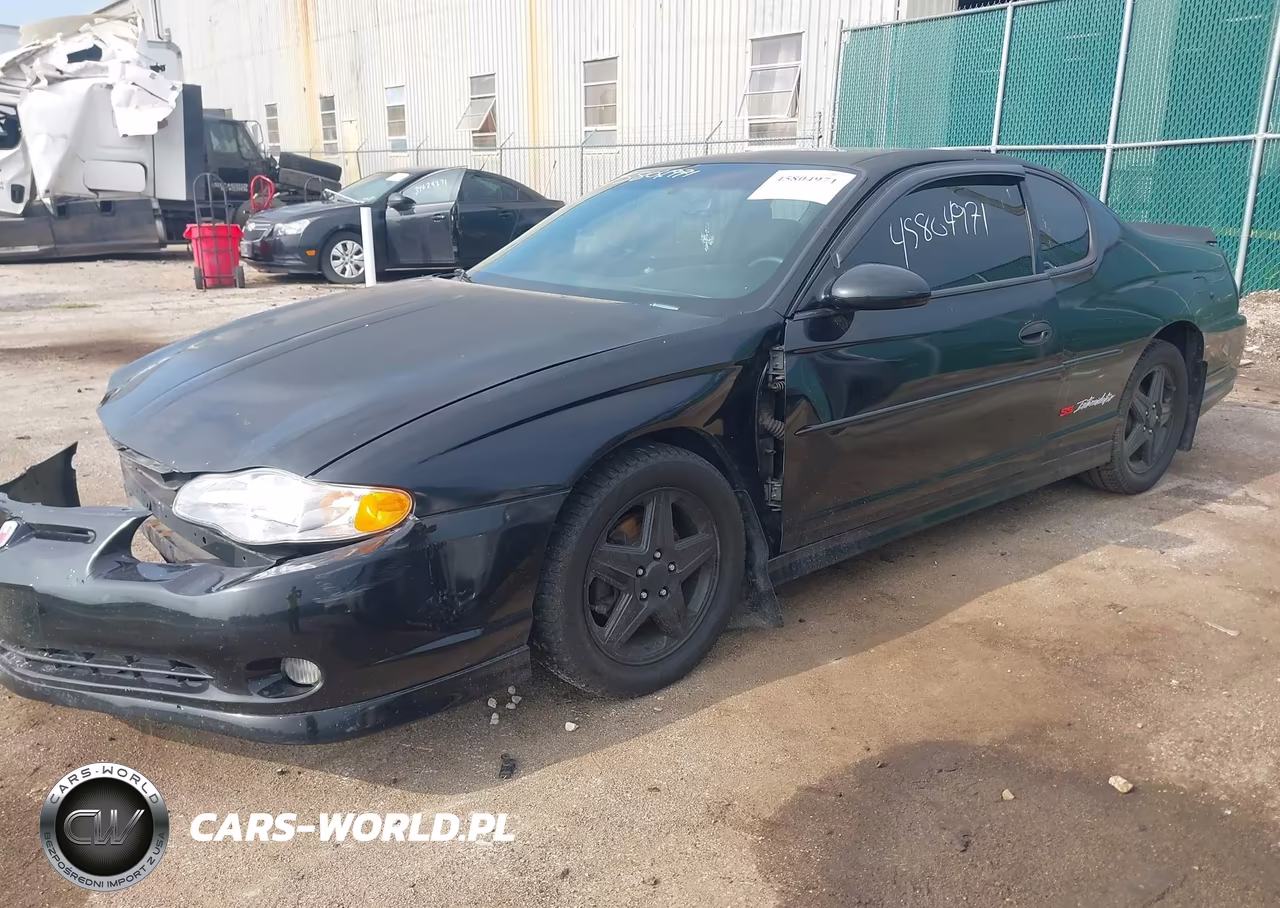2004 Chevrolet Monte Carlo Supercharged Ss VIN:2G1WZ121449375874 - 2