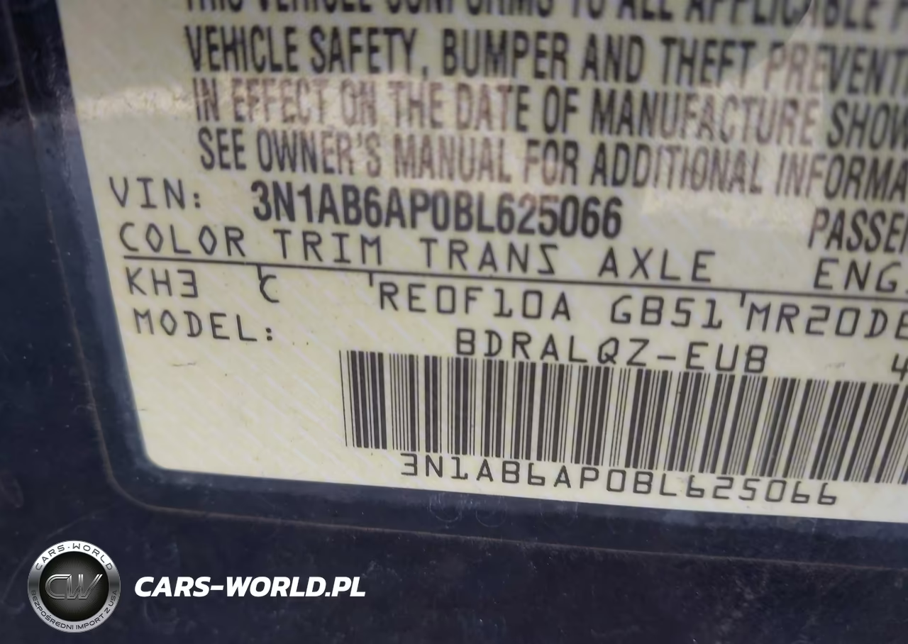 2011 Nissan Sentra 2.0 VIN:3N1AB6AP0BL625066 - 9