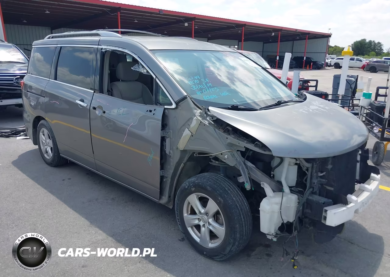 2012 Nissan Quest Sv VIN:JN8AE2KP1C9048509 - 1