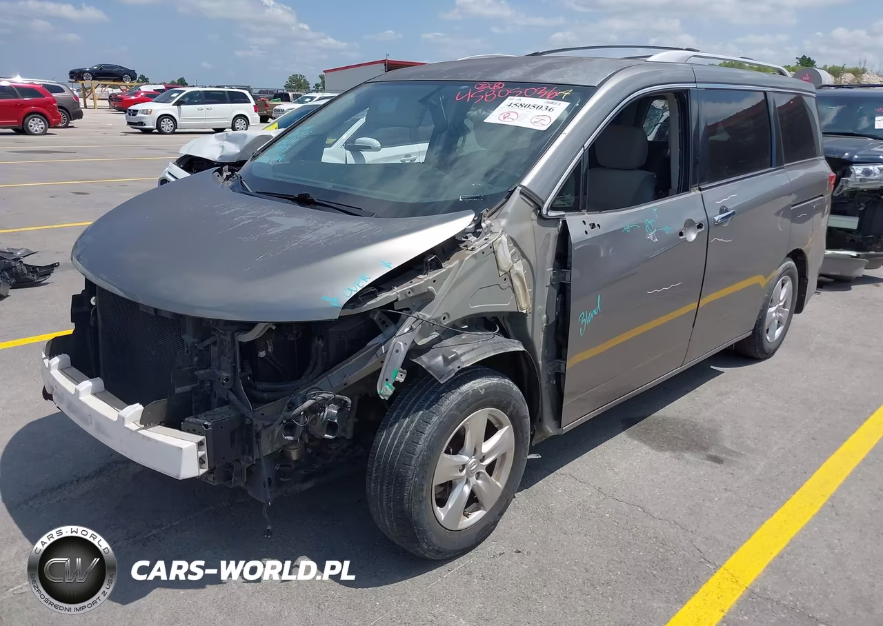 2012 Nissan Quest Sv VIN:JN8AE2KP1C9048509 - 2