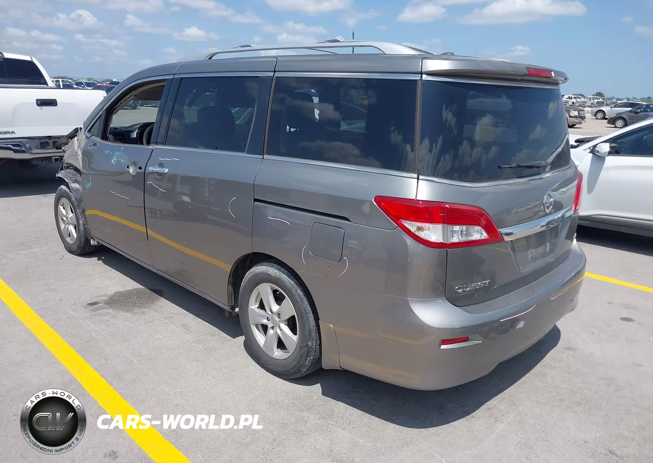 2012 Nissan Quest Sv VIN:JN8AE2KP1C9048509 - 3