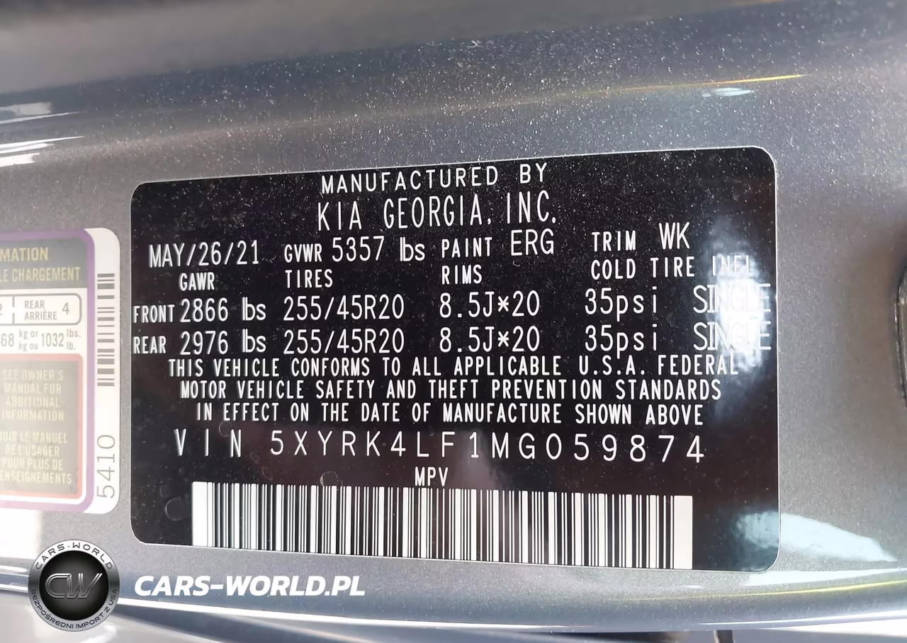 2021 Kia Sorento Sx Prestige VIN:5XYRK4LF1MG059874 - 9