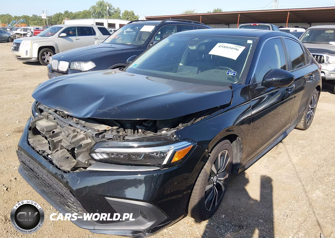 2022 Honda Civic Ex-L VIN:19XFL1H77NE012525 - 2