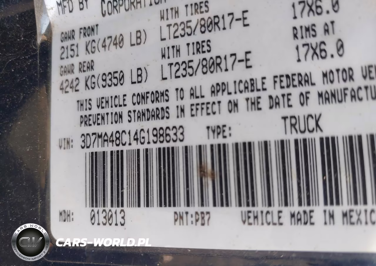 2004 Dodge Ram 3500 Slt-Laramie VIN:3D7MA48C14G198633 - 8