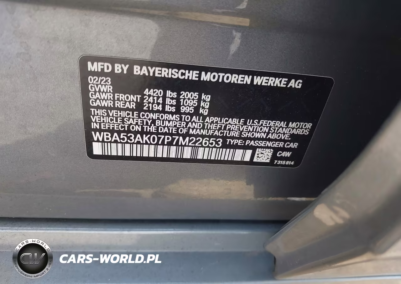 2023 BMW 228 Gran Coupe I Sdrive VIN:WBA53AK07P7M22653 - 9