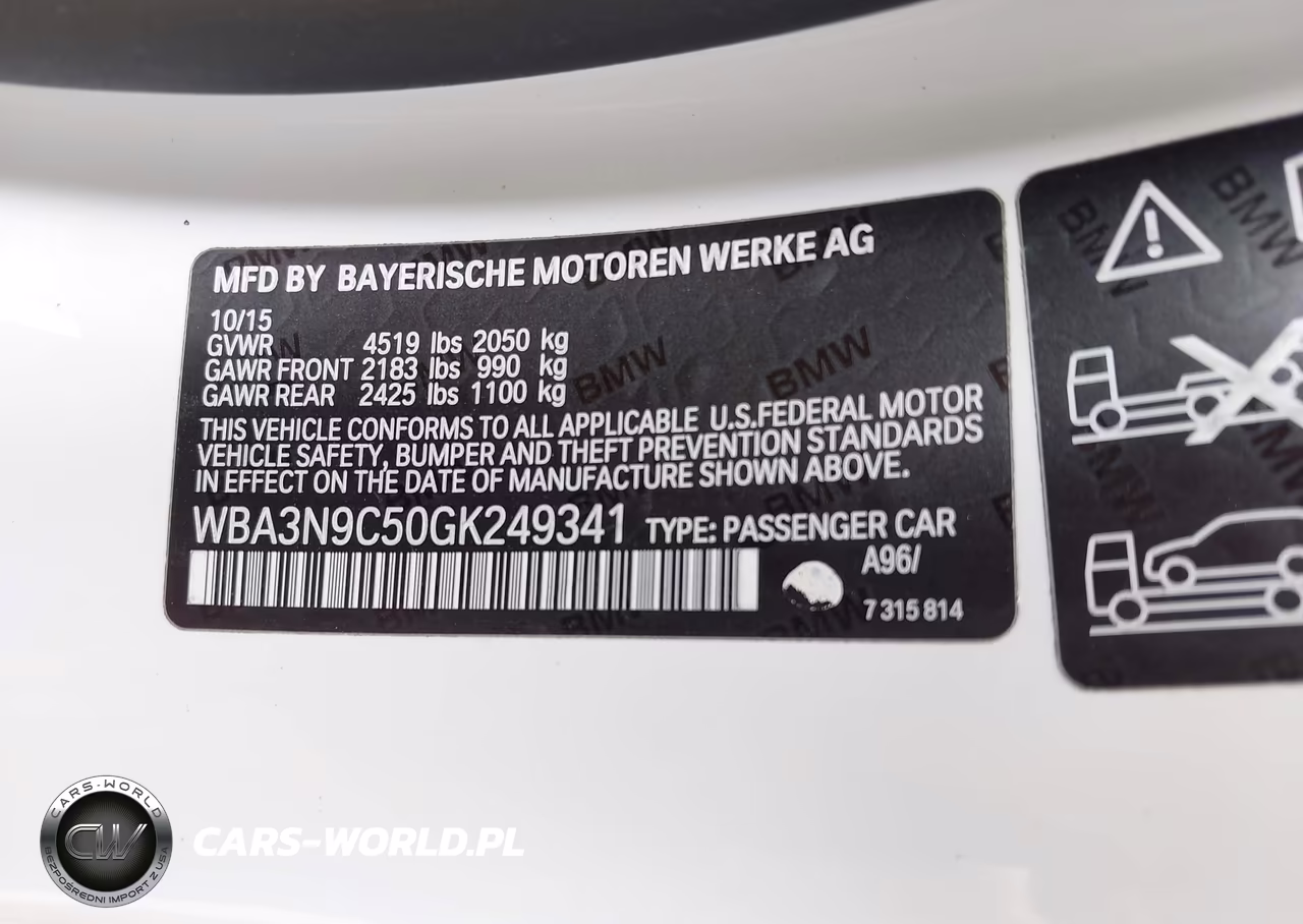 2016 BMW 428I xDrive VIN:WBA3N9C50GK249341 - 9