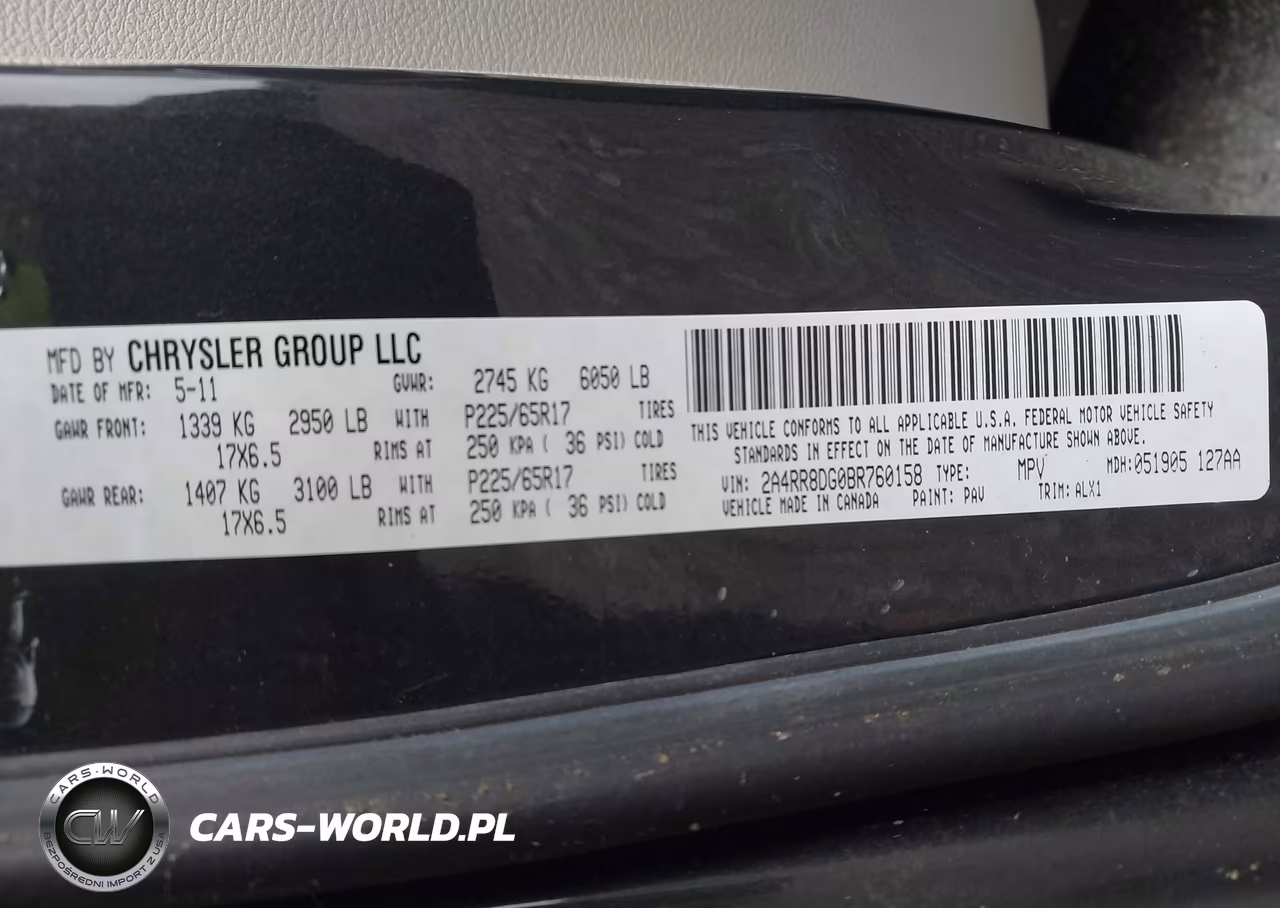 2011 Chrysler Town & Country Touring-L VIN:2A4RR8DG0BR760158 - 9