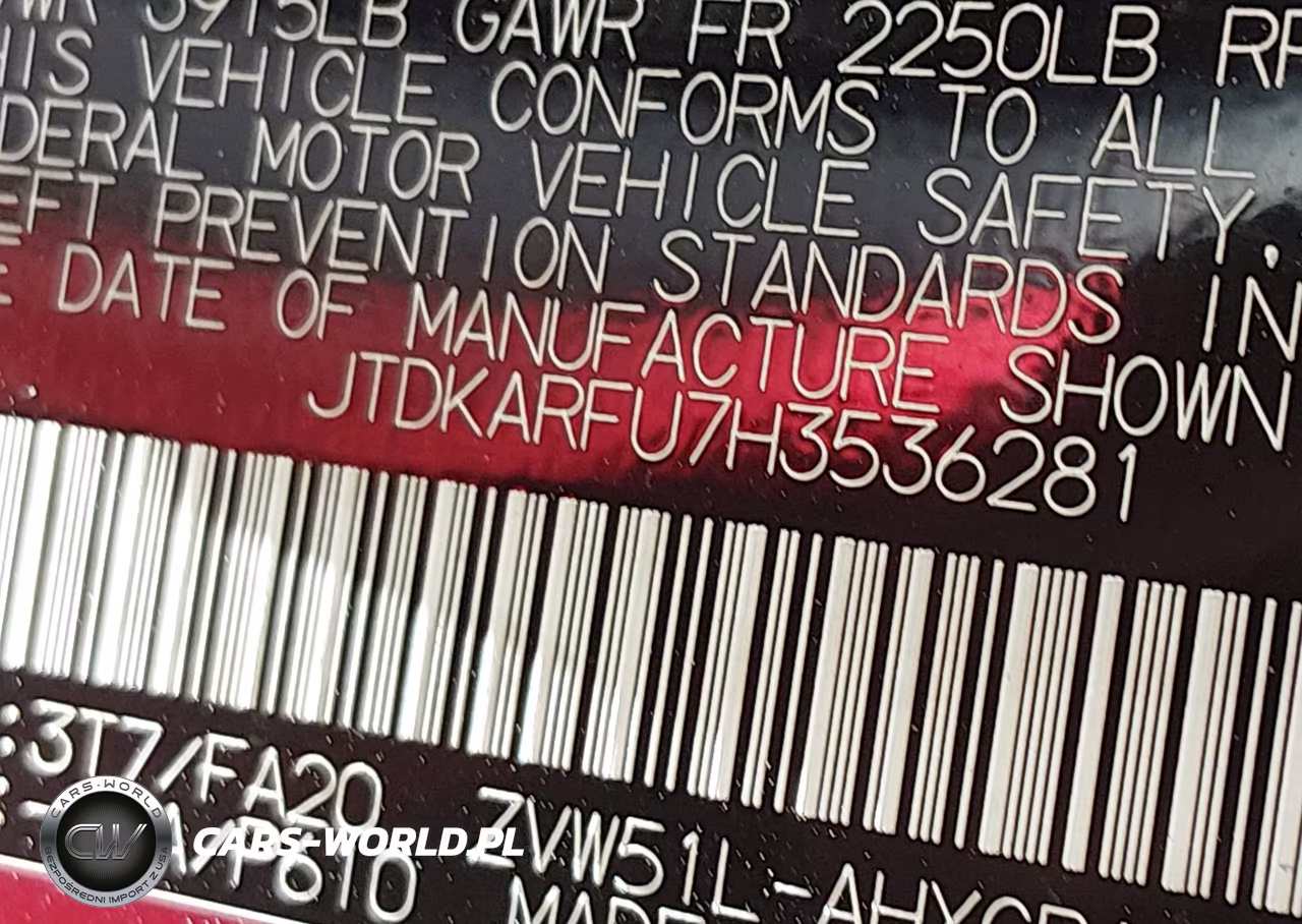 2017 Toyota Prius Three VIN:JTDKARFU7H3536281 - 9