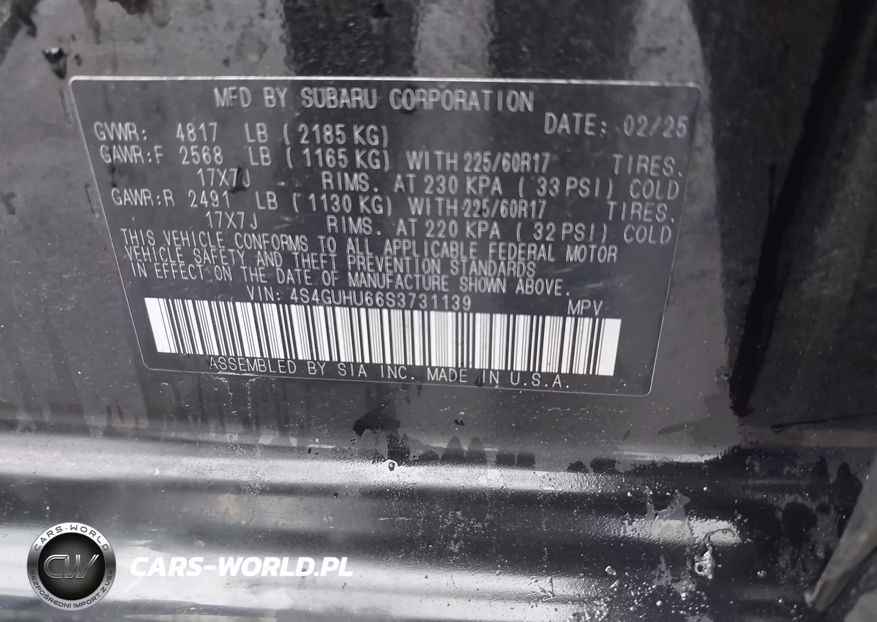 2025 Subaru Crosstrek Wilderness VIN:4S4GUHU66S3731139 - 9