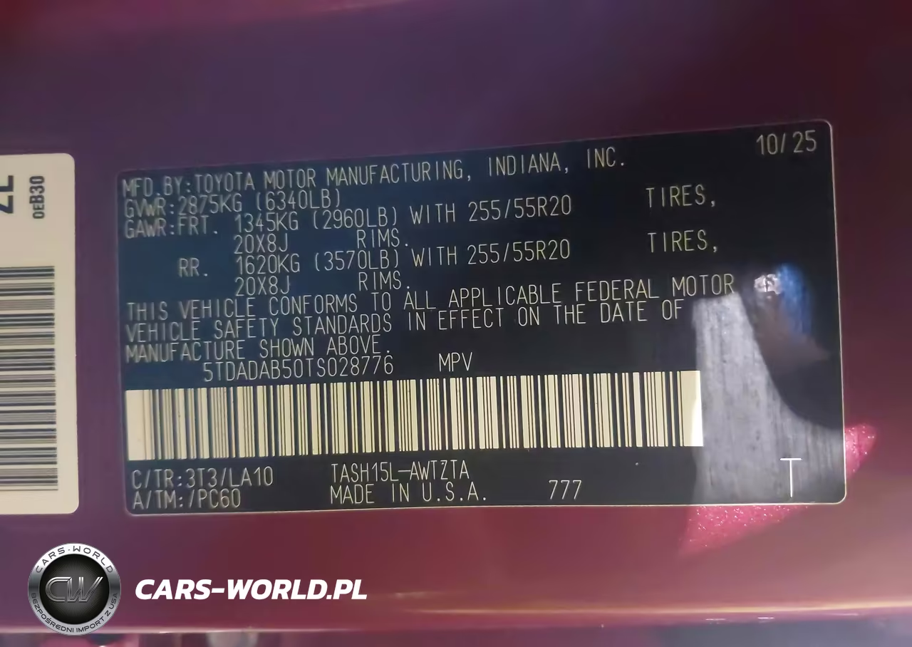 2026 Toyota Grand Highlander Hybrid Max Platinum VIN:5TDADAB50TS028776 - 9