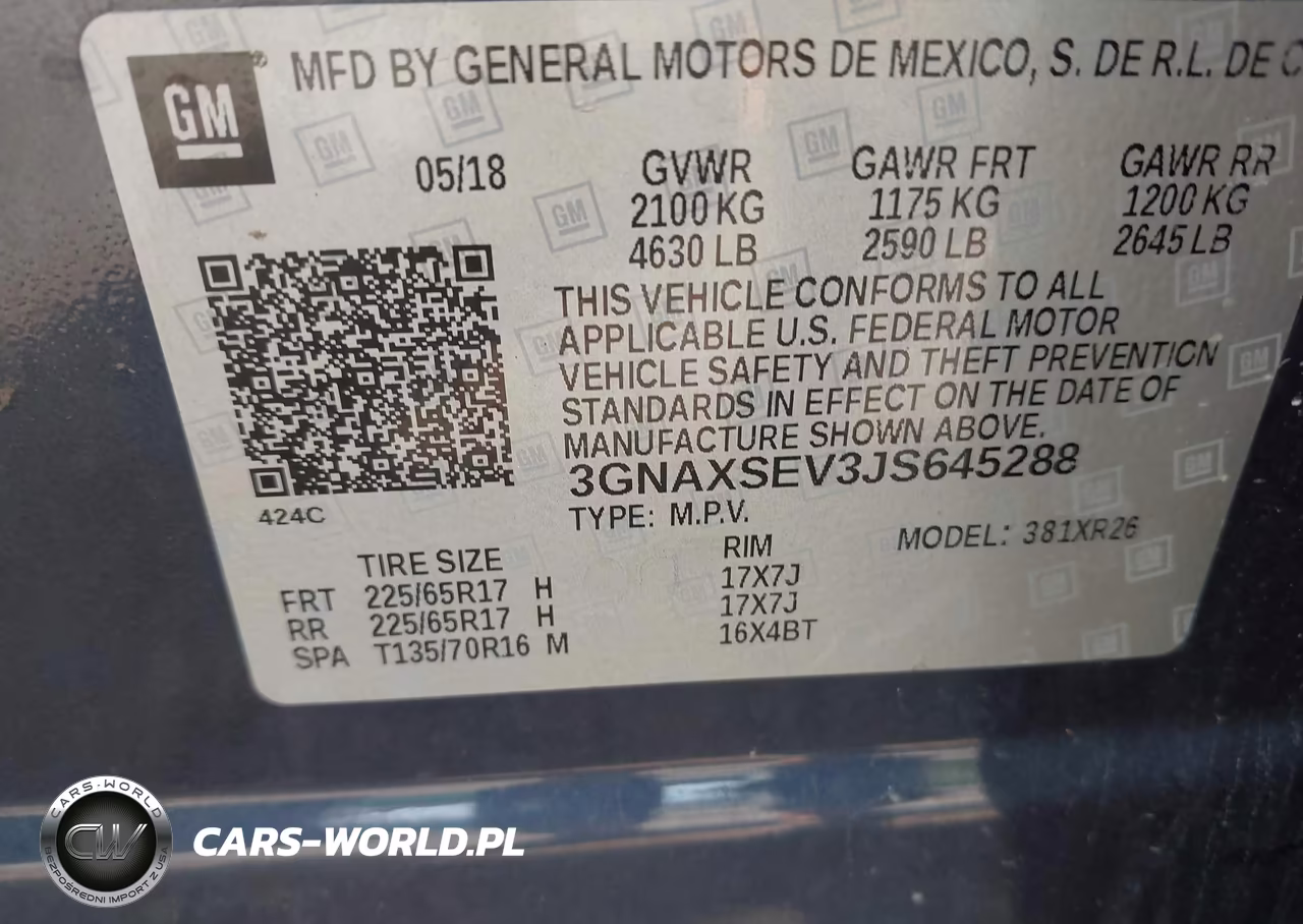 2018 Chevrolet Equinox Lt VIN:3GNAXSEV3JS645288 - 9