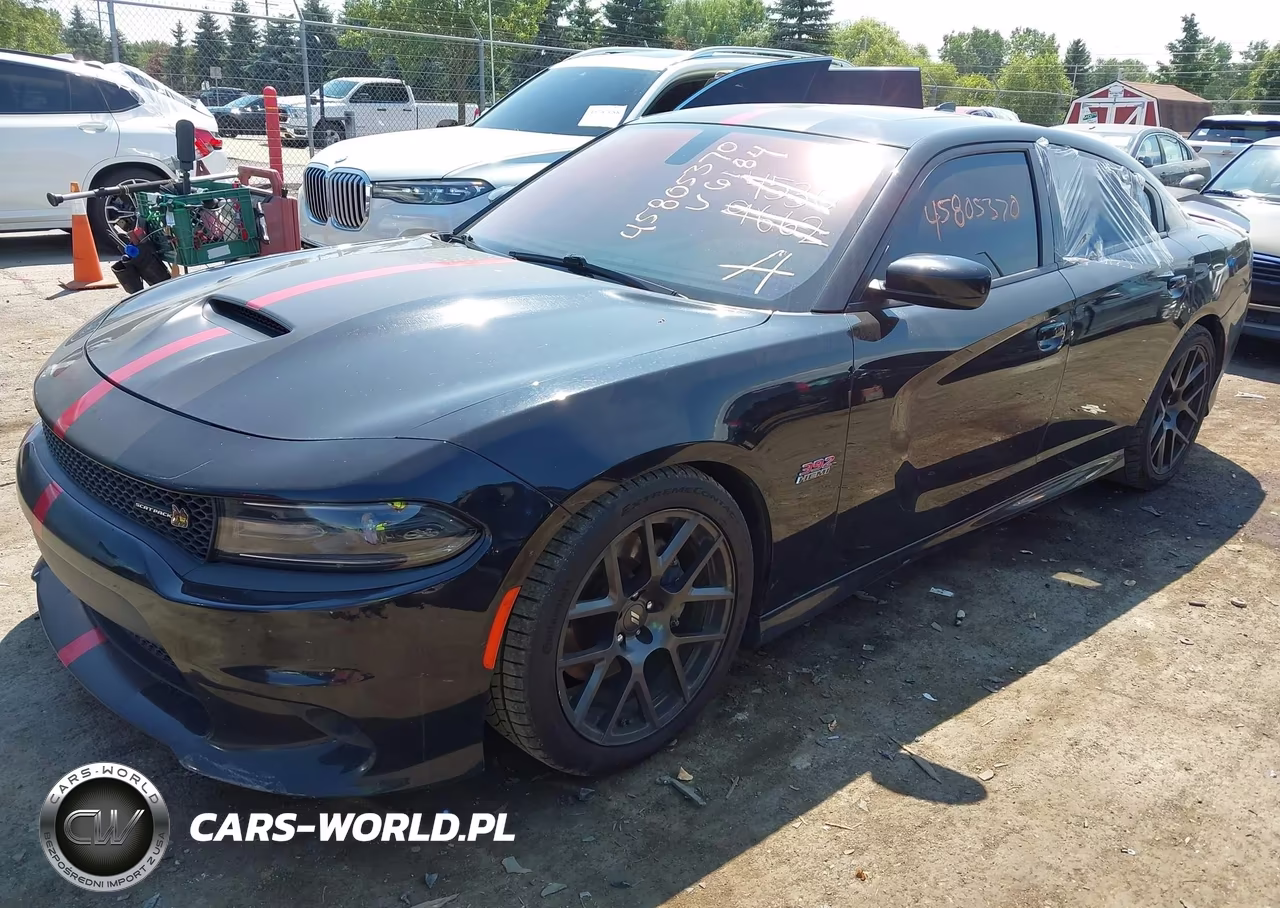 2018 Dodge Charger R-T Scat Pack Rwd VIN:2C3CDXGJ1JH196184 - 2