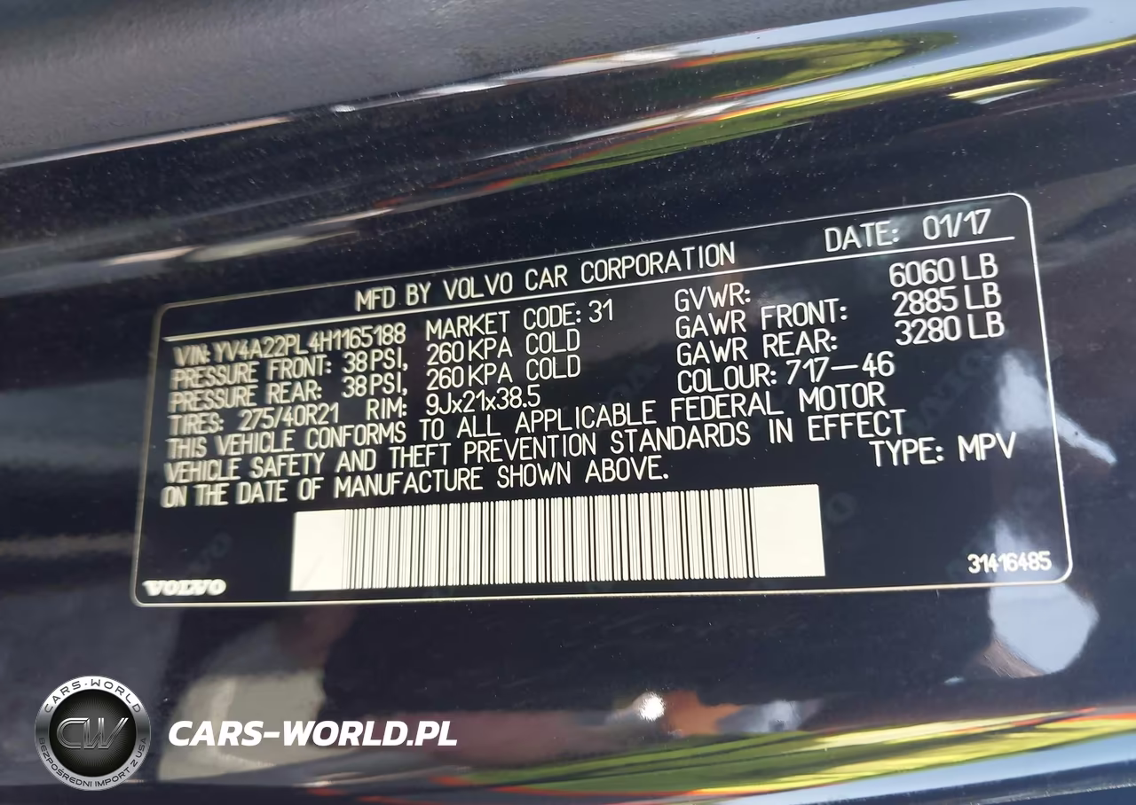 2017 Volvo Xc90 T6 Inscription VIN:YV4A22PL4H1165188 - 9