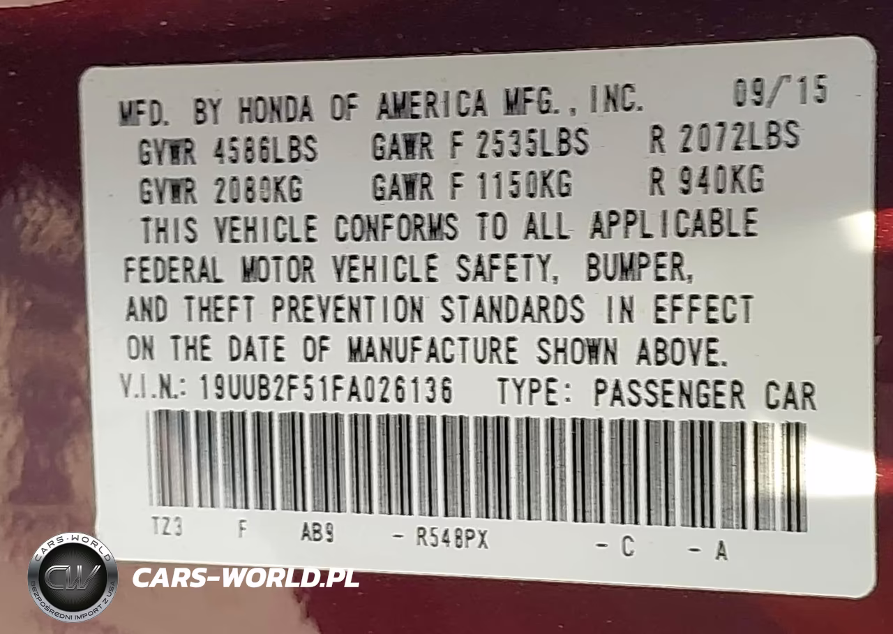 2015 Acura Tlx V6 Tech VIN:19UUB2F51FA026136 - 9