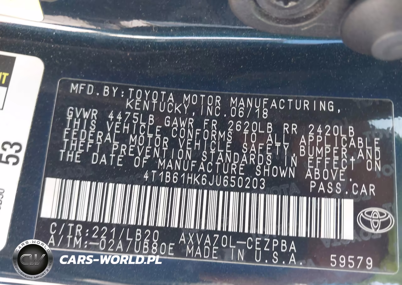 2018 Toyota Camry Xse VIN:4T1B61HK6JU650203 - 9