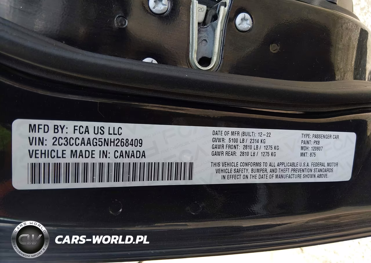 2022 Chrysler 300 Touring VIN:2C3CCAAG5NH268409 - 9
