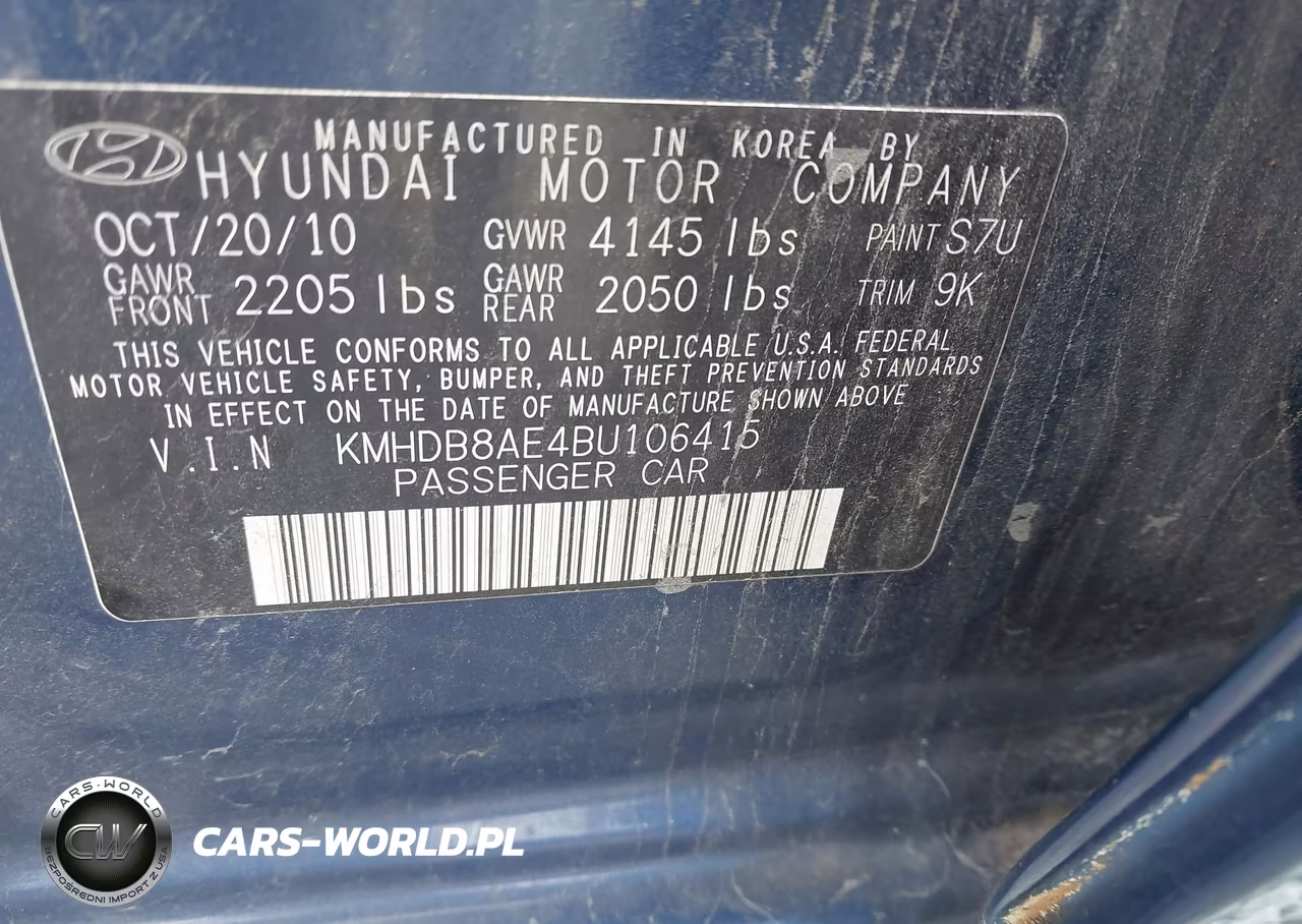2011 Hyundai Elantra Touring Gls VIN:KMHDB8AE4BU106415 - 9