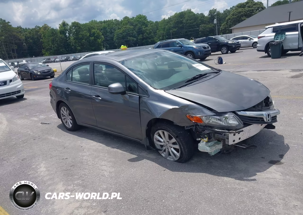 2012 Honda Civic Ex VIN:19XFB2F87CE005396 - 1
