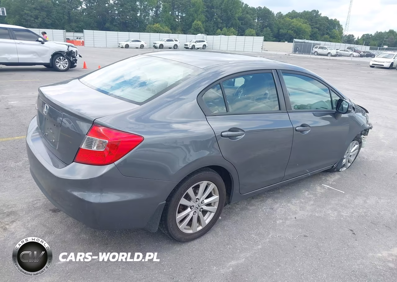 2012 Honda Civic Ex VIN:19XFB2F87CE005396 - 4