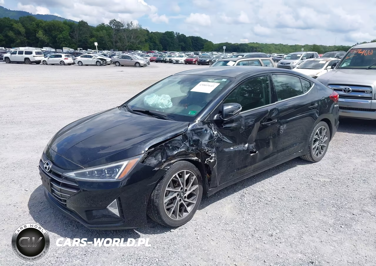 2019 Hyundai Elantra Limited VIN:5NPD84LF4KH455537 - 2