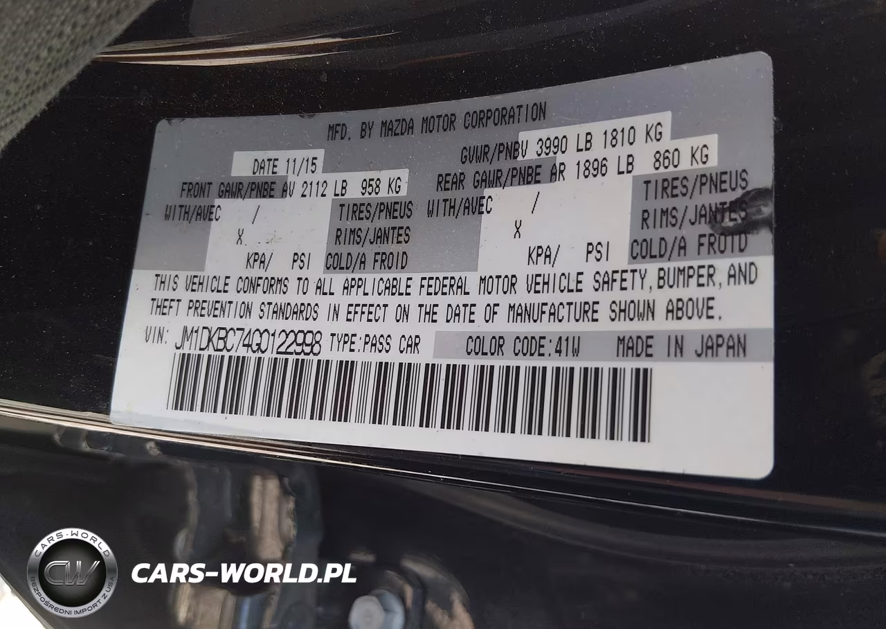 2016 Mazda Cx-3 Touring VIN:JM1DKBC74G0122998 - 9