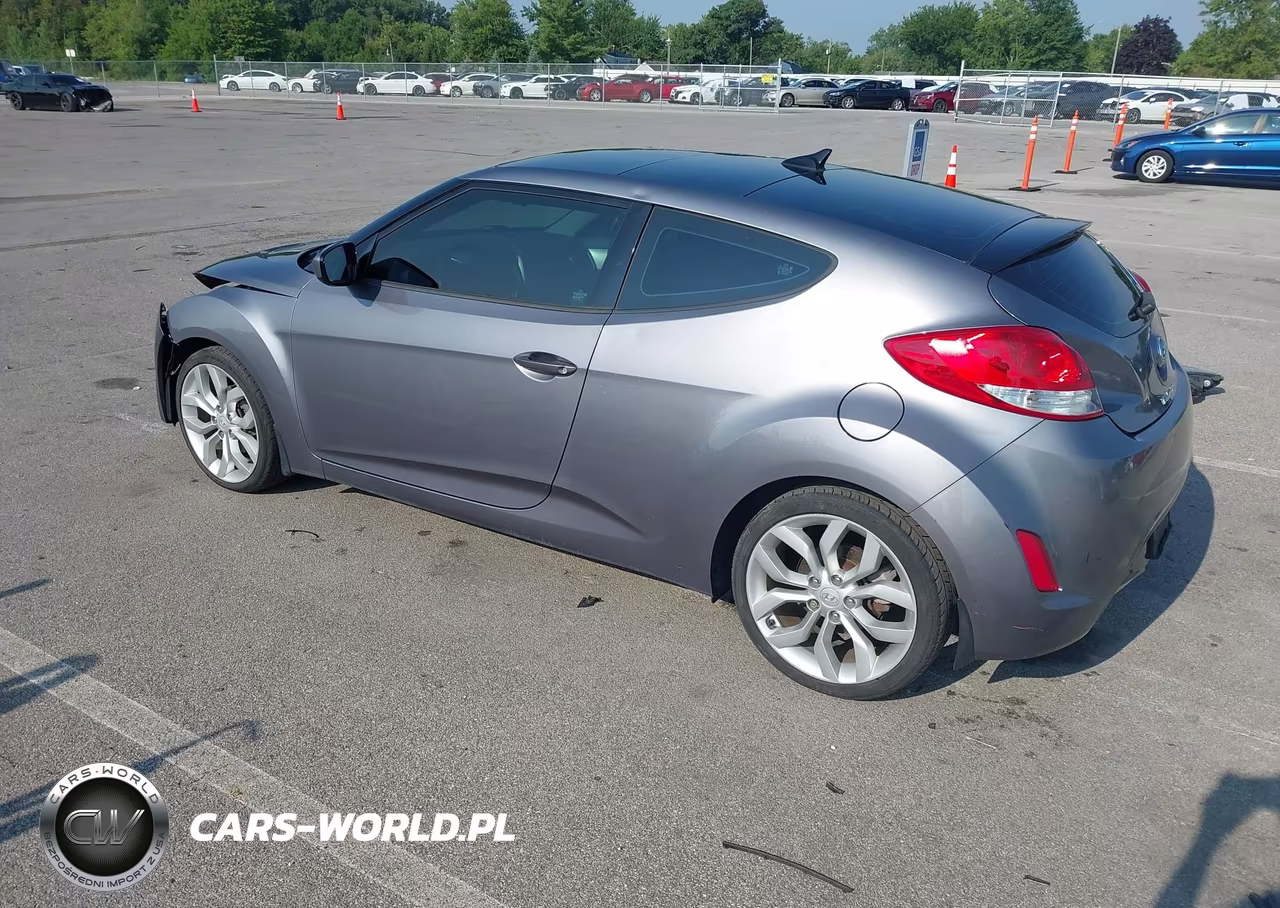 2012 Hyundai Veloster Base W-Black VIN:KMHTC6AD1CU077218 - 3