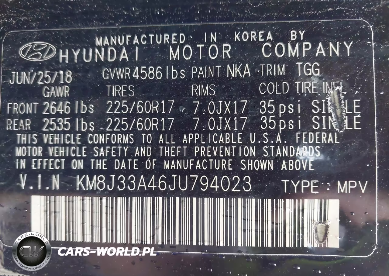 2018 Hyundai Tucson Sel VIN:KM8J33A46JU794023 - 9