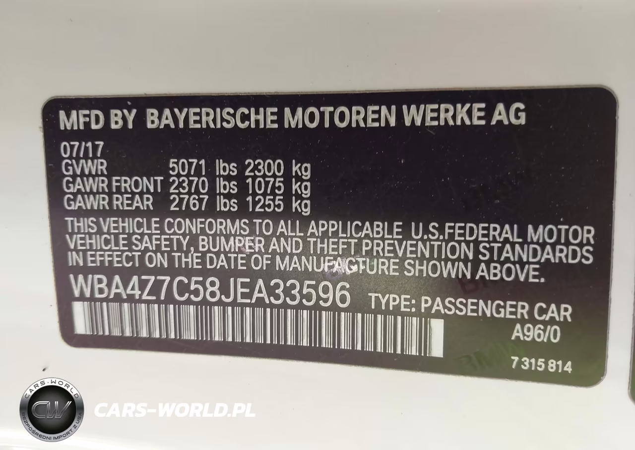 2018 BMW 440I xDrive VIN:WBA4Z7C58JEA33596 - 9