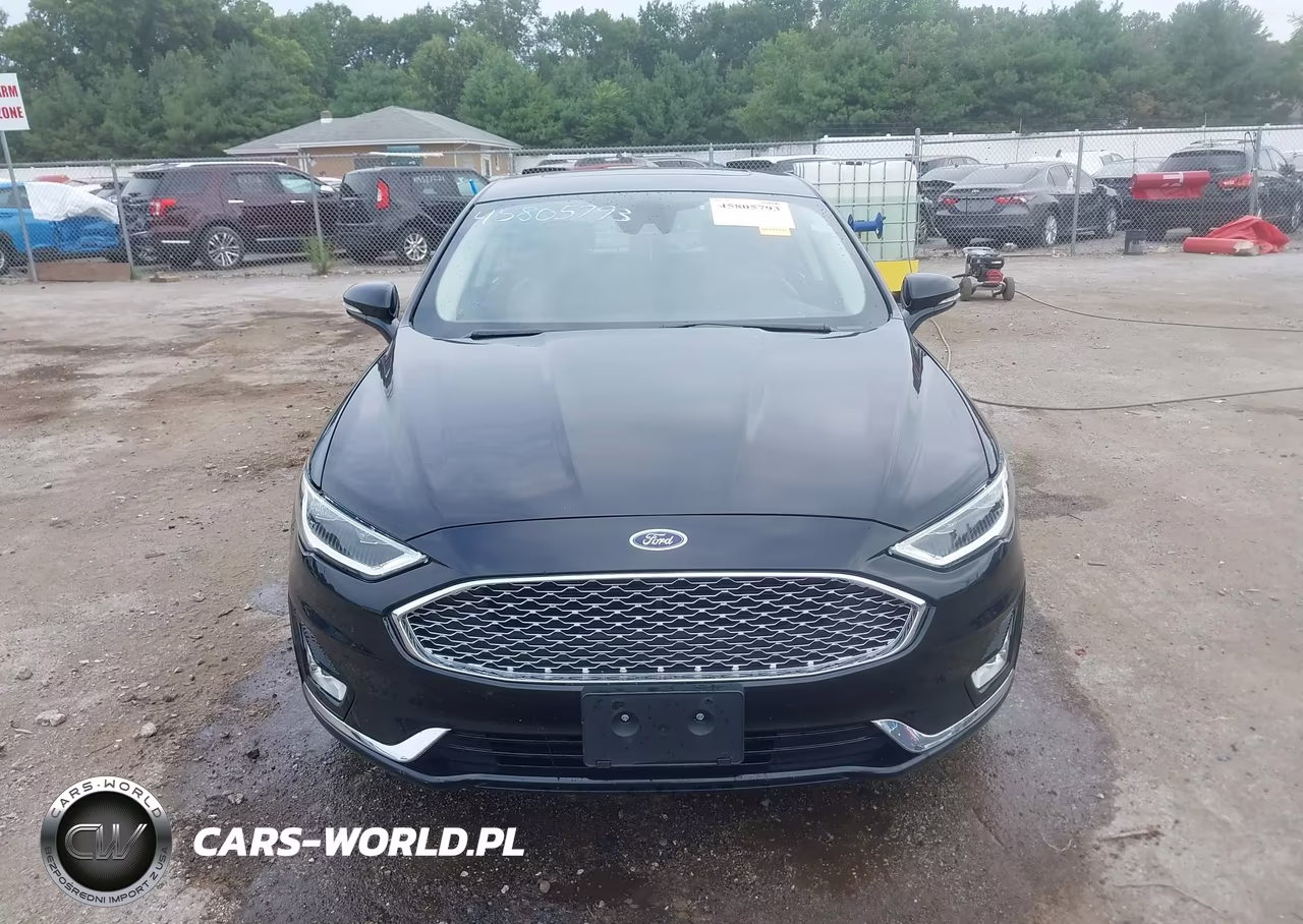 2019 Ford Fusion Hybrid Titanium VIN:3FA6P0RU3KR235609 - 12
