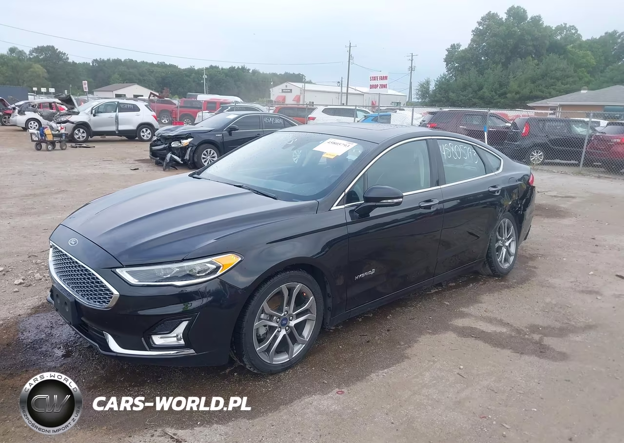 2019 Ford Fusion Hybrid Titanium VIN:3FA6P0RU3KR235609 - 2