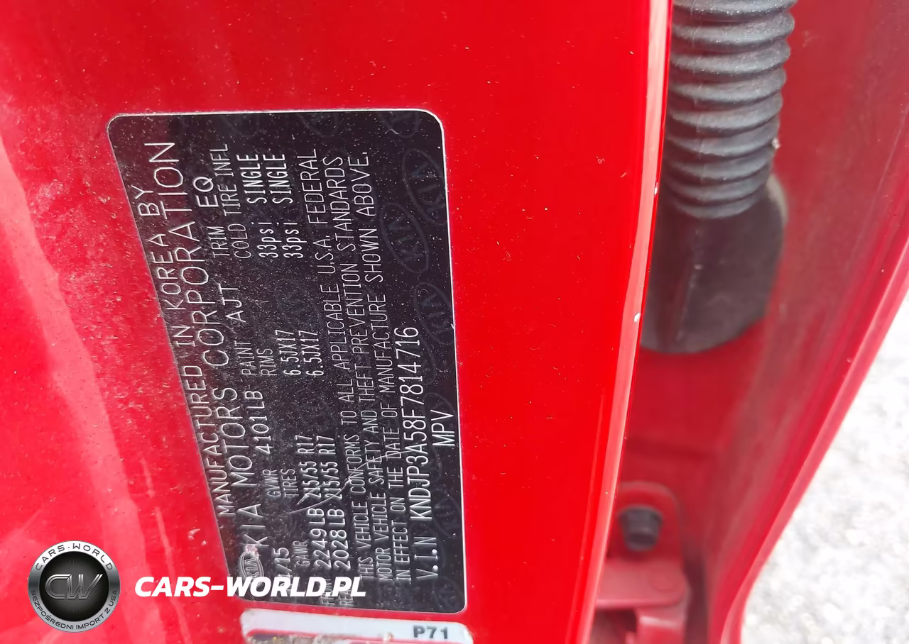 2015 Kia Soul + VIN:KNDJP3A58F7814716 - 9