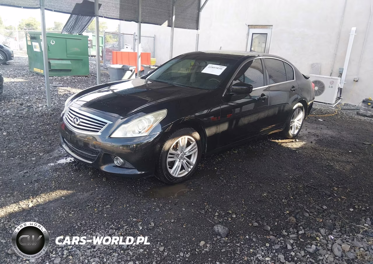 2013 Infiniti G37X VIN:JN1CV6AR2DM359320 - 2