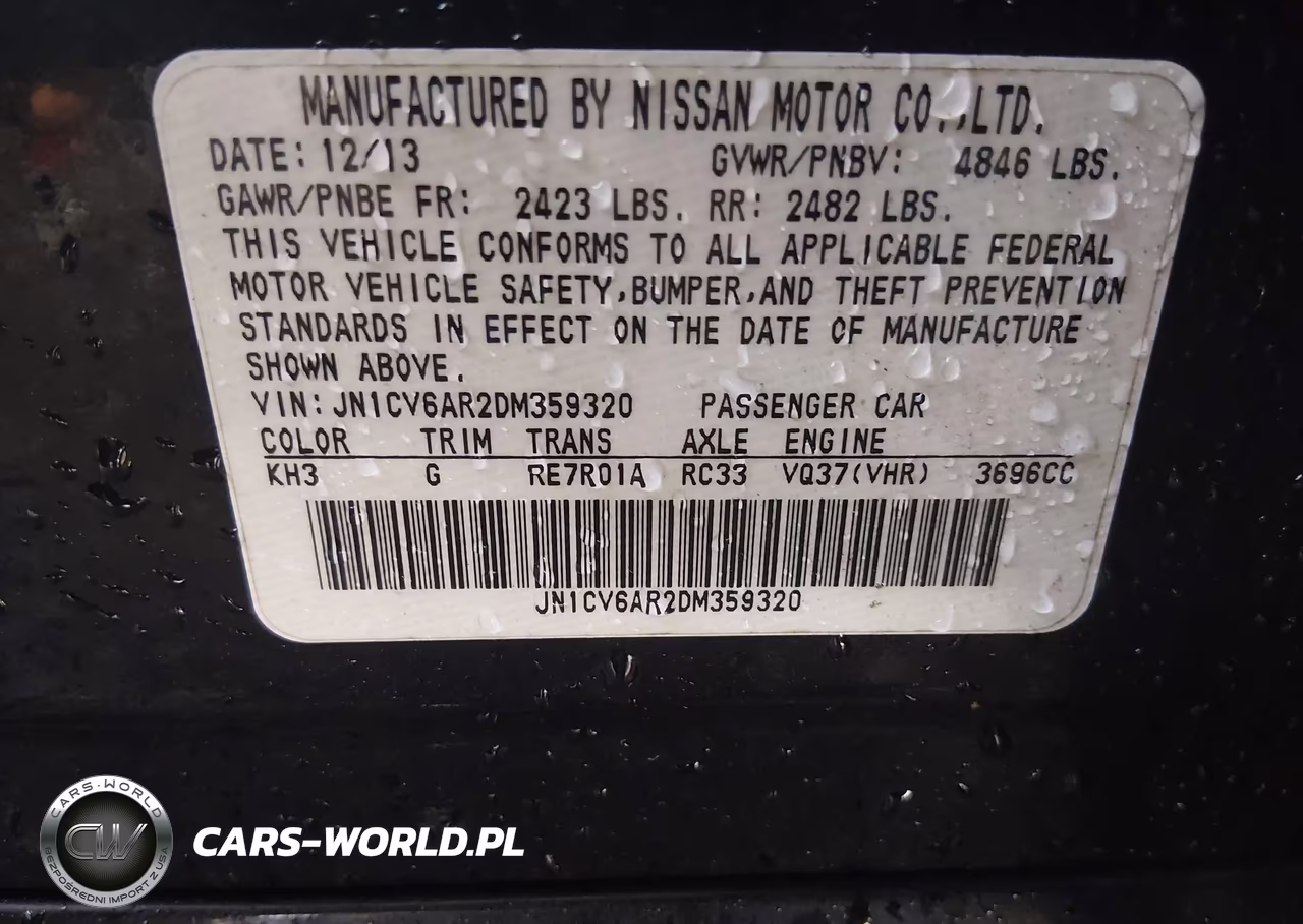 2013 Infiniti G37X VIN:JN1CV6AR2DM359320 - 9