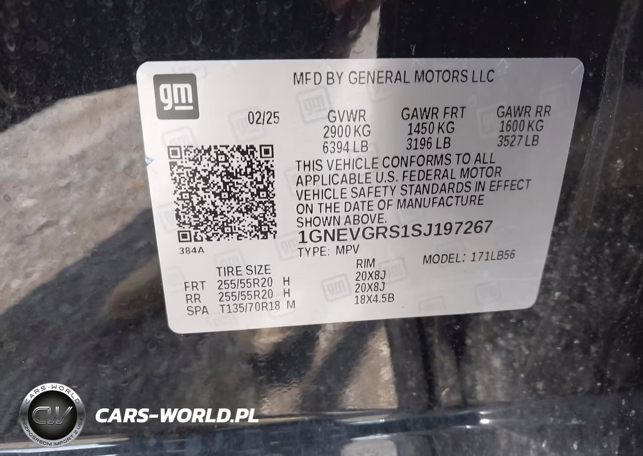 2025 Chevrolet Traverse Awd Lt VIN:1GNEVGRS1SJ197267 - 9