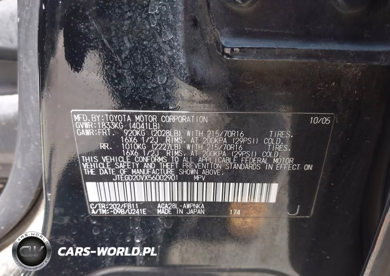 2005 Toyota Rav4 VIN:JTEGD20VX56002901 - 9
