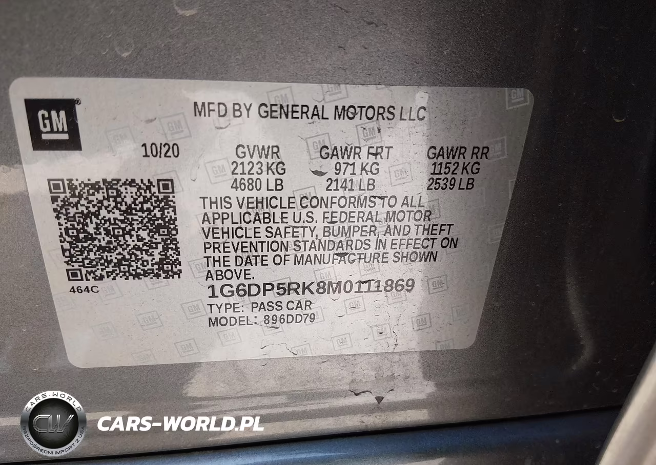 2021 Cadillac Ct5 Sport VIN:1G6DP5RK8M0111869 - 9