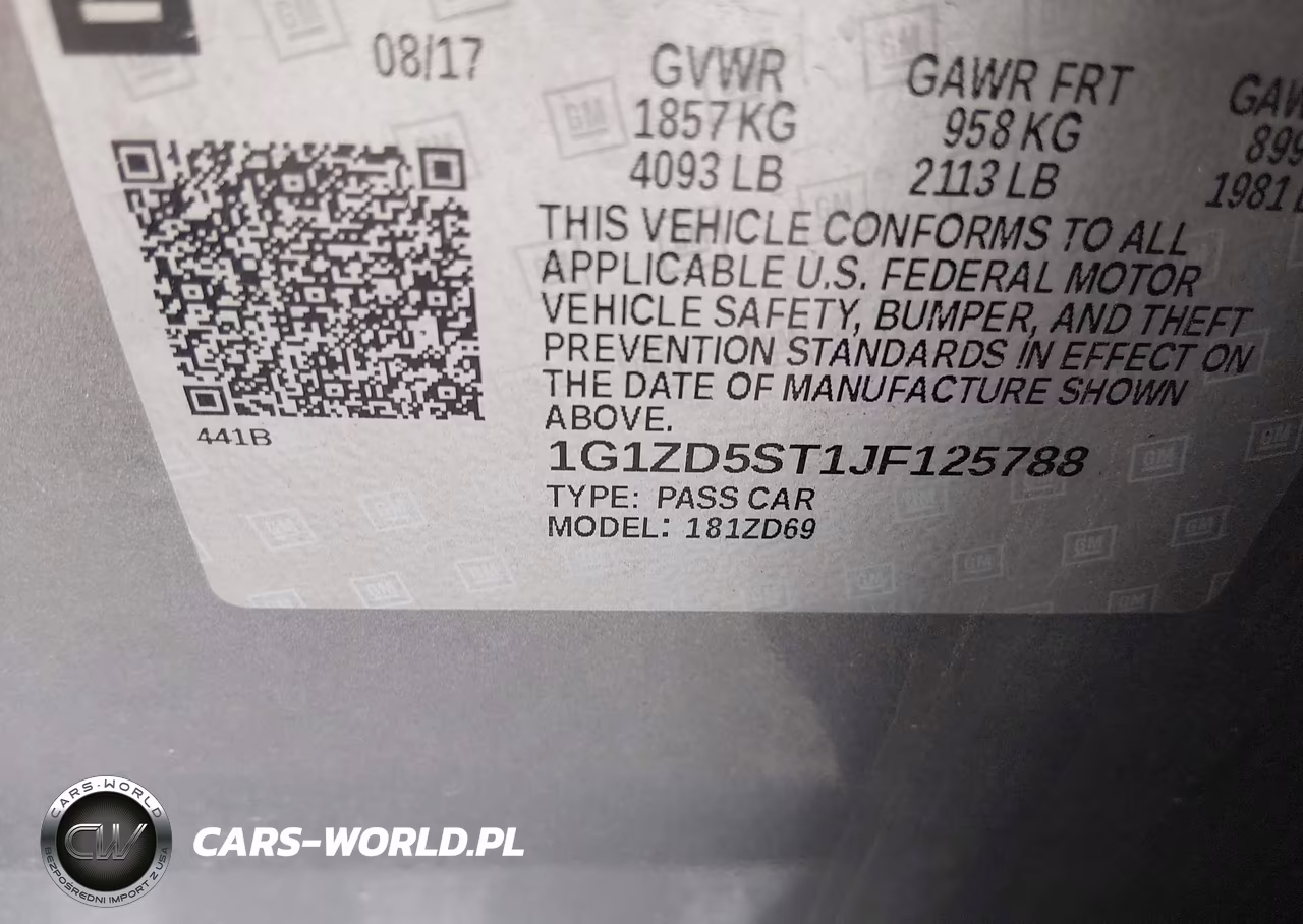 2018 Chevrolet Malibu Lt VIN:1G1ZD5ST1JF125788 - 9