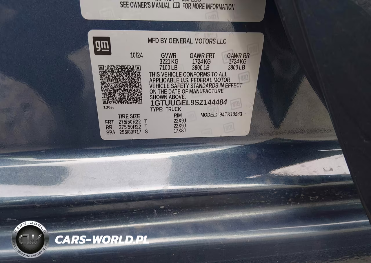 2025 GMC Sierra 1500 4Wd Short Box Denali VIN:1GTUUGEL9SZ144484 - 9