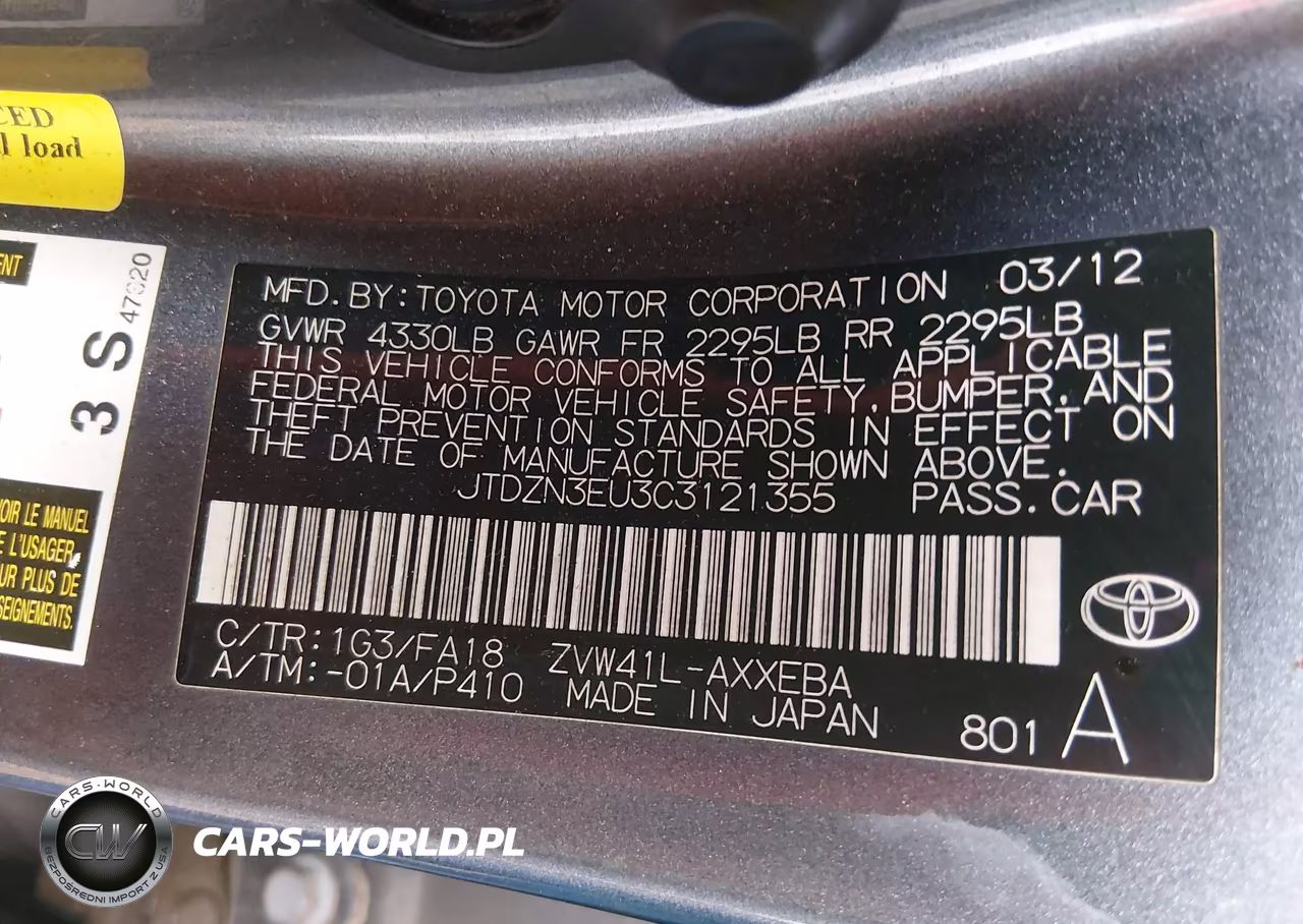 2012 Toyota Prius V Three VIN:JTDZN3EU3C3121355 - 9